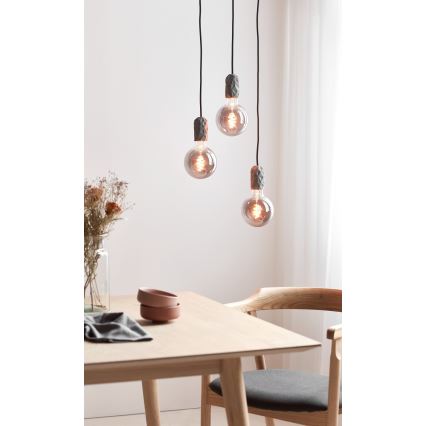 Nordlux - Cavo di alimentazione HANG 1xE27/40W/230V grigio/nero