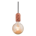 Nordlux - Cavo di alimentazione HANG 1xE27/40W/230V rame/nero