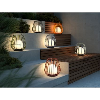 Nordlux - Dimm- und tragbare LED-Außenleuchte JIM TO-GO LED/3W/3,7V IP54 schwarz