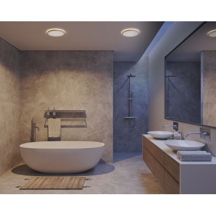 Nordlux - Dimmbare LED-Deckenleuchte für das Badezimmer OJA LED/19W/230V 3000/4000K IP54 Ø 43 cm