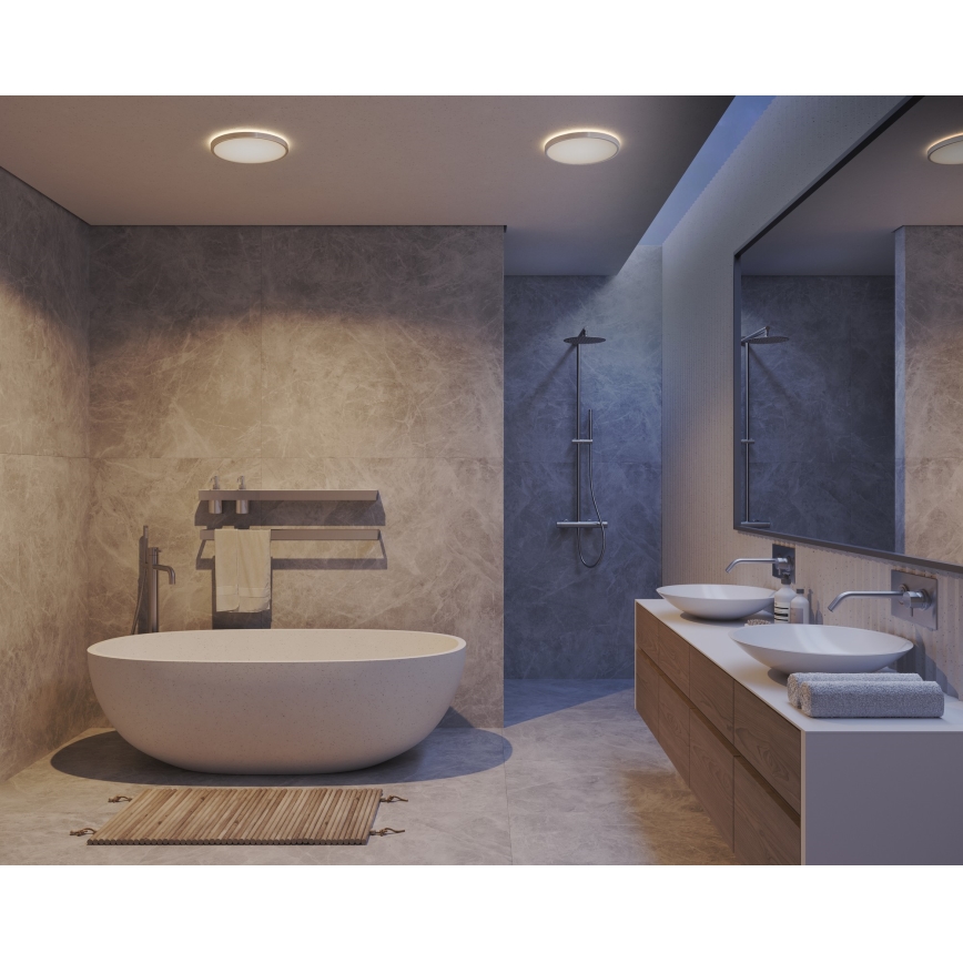 Nordlux - Dimmbare LED-Deckenleuchte für das Badezimmer OJA LED/19W/230V 3000/4000K IP54 Ø 43 cm