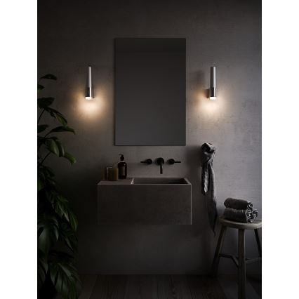 Nordlux - Dimmbare LED-Badezimmer-Wandleuchte HELVA LED/6,8W/230V IP44 CRI 90 glänzendes Chrom