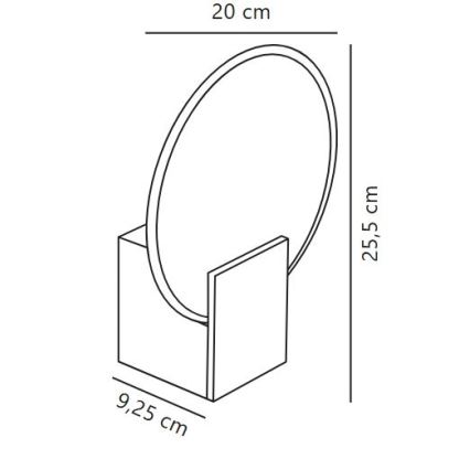 Nordlux - Dimmbare LED-Badezimmer-Wandleuchte HESTER LED/9,5W/230V IP44 weiß