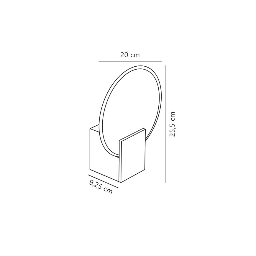 Nordlux - Dimmbare LED-Badezimmer-Wandleuchte HESTER LED/9,5W/230V IP44 weiß