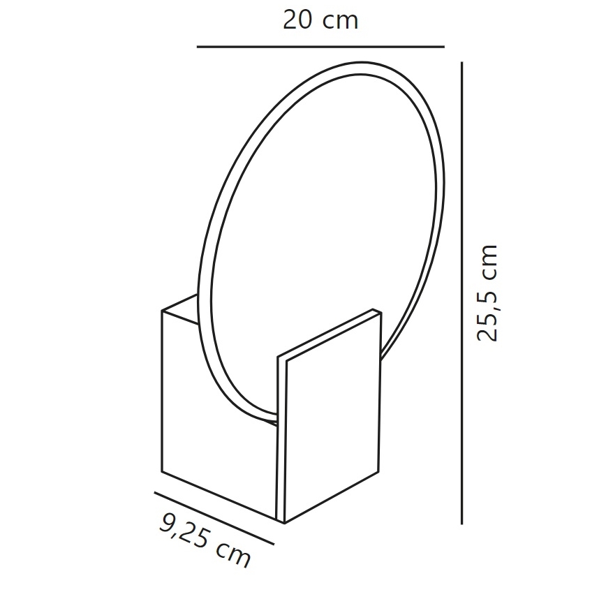 Nordlux - Dimmbare LED-Badezimmer-Wandleuchte HESTER LED/9,5W/230V IP44 weiß