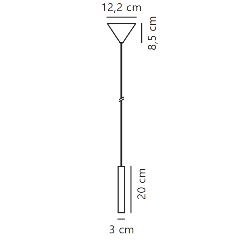 Nordlux - Dimmbare LED-Hängeleuchte an Schnur OMARI LED/4,4W/230V weiß