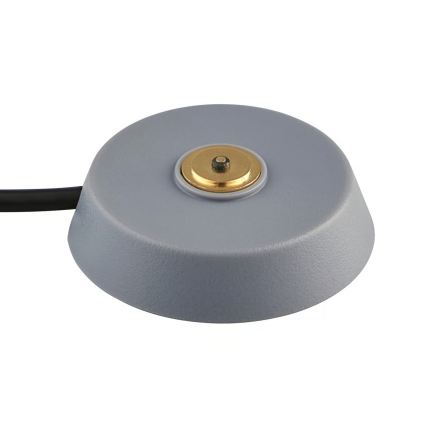 Nordlux - Dimmbare, wiederaufladbare Außen-Tischlampe ELLEN LED/2,8W/3,7V 2200 mAh IP44 grau