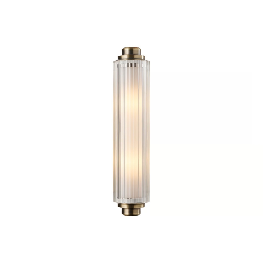 Nordlux - Éclairage de miroir NIMAL pour salle de bains 2xE14/25W/230V IP44, laiton