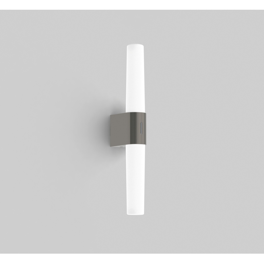Nordlux - Eclairage de miroir salle de bain à intensité variable HELVA LED/9,5W/230V IP44 3000/4000K CRI 90 chrome mat