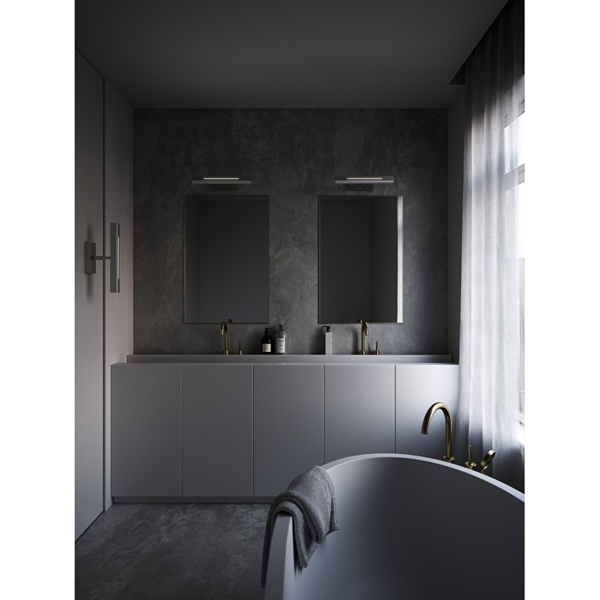 Nordlux - Éclairage miroir de salle de bain LED dimmable OTIS LED/14W/230V IP44 40 cm chrome mat