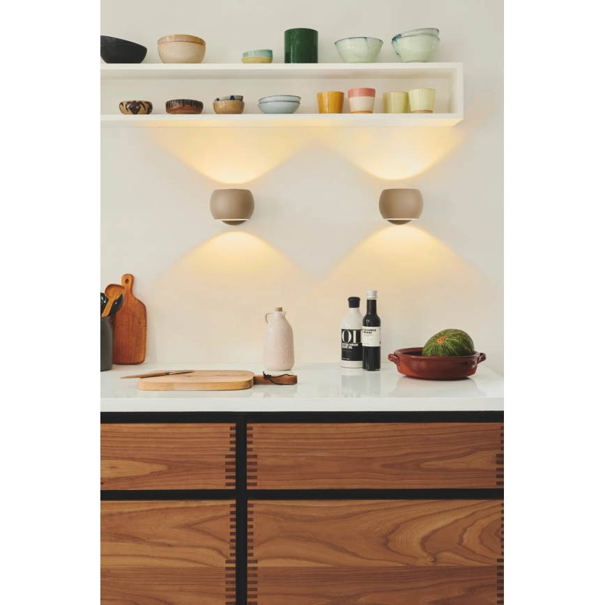 Nordlux - Einstellbarer Wandstrahler BELIR 1xG9/5W/230V beige