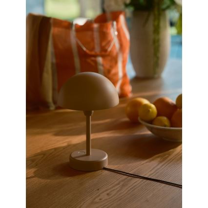 Nordlux - LED-dimmbare, wiederaufladbare Außen-Tischlampe ELLEN LED/2,8W/3,7V 2200 mAh IP44 braun