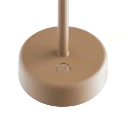 Nordlux - LED-dimmbare, wiederaufladbare Außen-Tischlampe ELLEN LED/2,8W/3,7V 2200 mAh IP44 braun