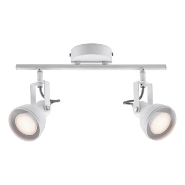 Nordlux - Faretto ASLAK 2xGU10/35W/230V bianco
