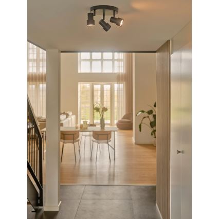 Nordlux - Faretto BOSTON 3xGU10/5W/230V nero