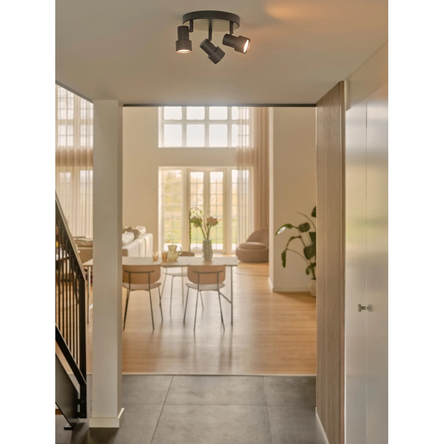 Nordlux - Faretto BOSTON 3xGU10/5W/230V nero
