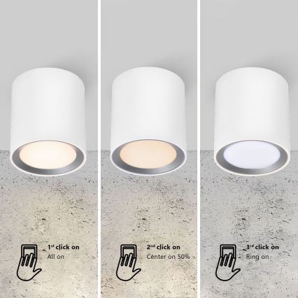 Nordlux - Faretto LED dimmerabile per bagno LANDON LED/6,5W/230V IP44, bianco