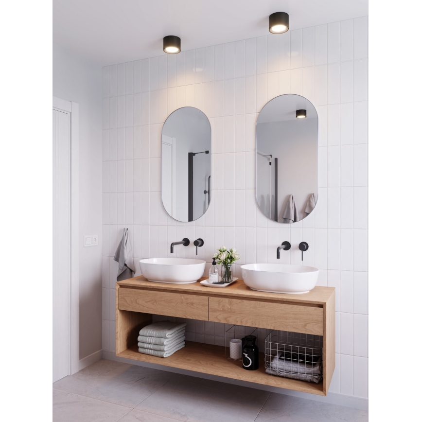 Nordlux - Faretto da bagno LED dimmerabile LANDON LED/6,5W/230V IP44 nero