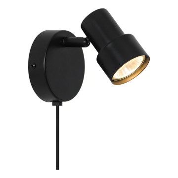Nordlux - Faretto da parete BOSTON 1xGU10/5W/230V nero