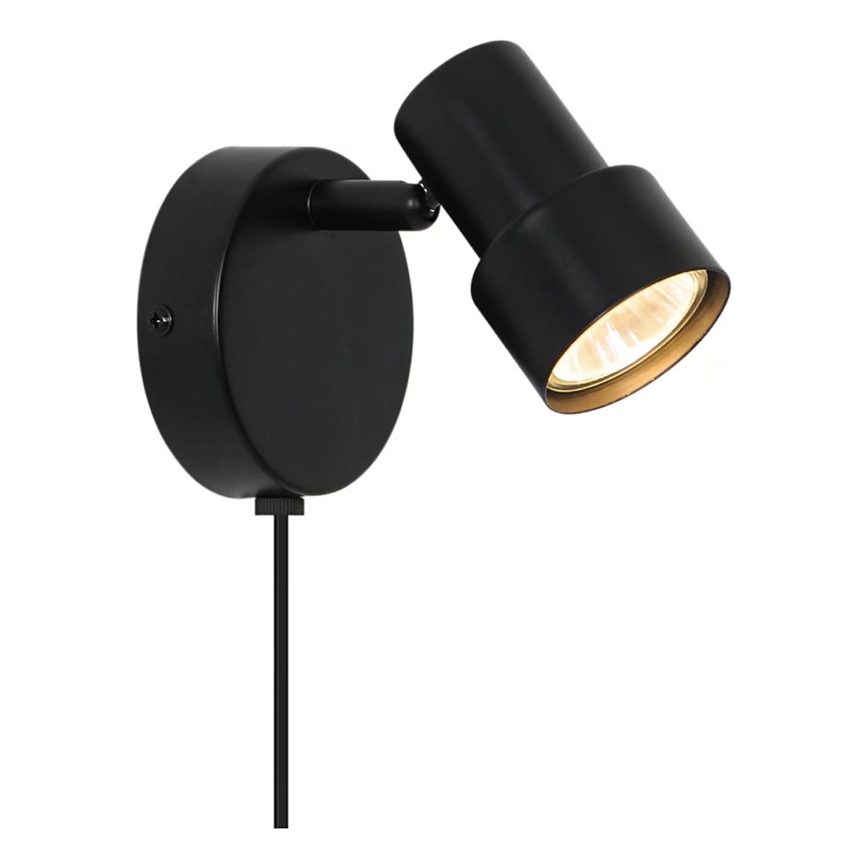Nordlux - Faretto da parete BOSTON 1xGU10/5W/230V nero