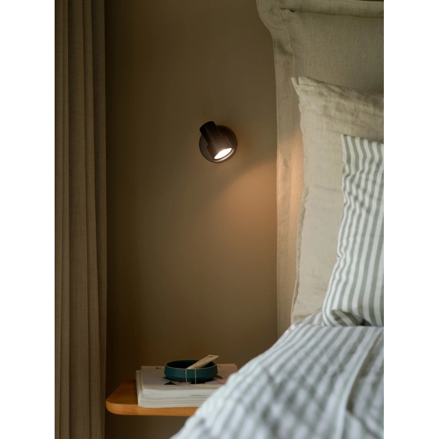 Nordlux - Faretto da parete BOSTON 1xGU10/5W/230V nero