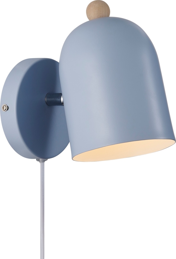 Nordlux - Faretto da parete GASTON 1xE27/15W/230V blu