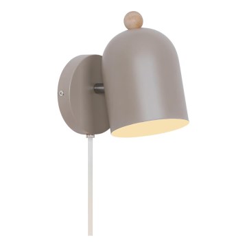 Nordlux - Faretto da parete GASTON 1xE27/15W/230V marrone
