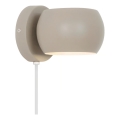 Nordlux - Faretto da parete orientabile BELIR 1xG9/5W/230V beige