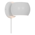 Nordlux - Faretto da parete orientabile BELIR 1xG9/5W/230V bianco