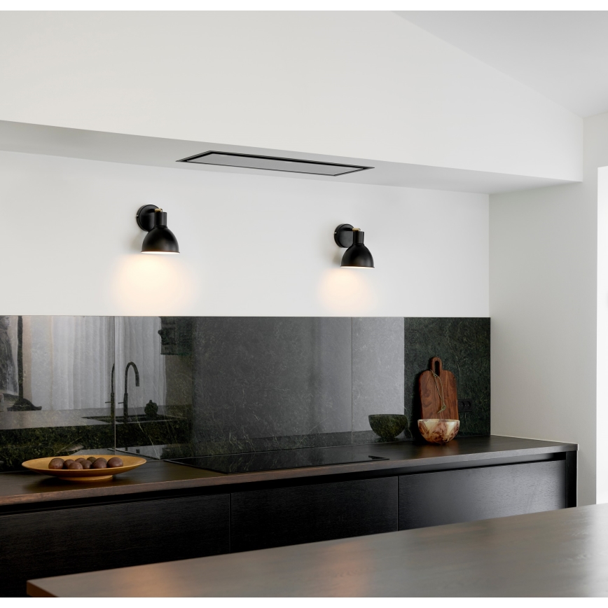 Nordlux - Faretto da parete POP 1xE27/18W/230V nero/oro
