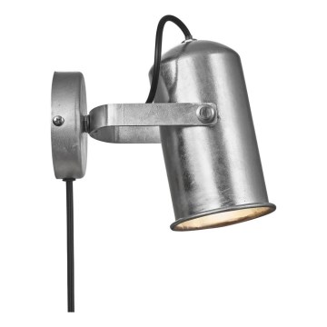 Nordlux - Faretto da parete PORTER 1xE27/60W/230V cromo opaco