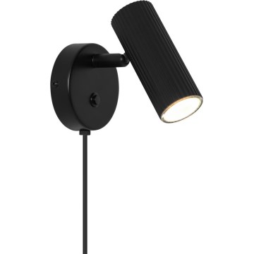 Nordlux - Faretto da parete VICO 1xGU10/5W/230V nero