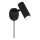 Nordlux - Faretto da parete VICO 1xGU10/5W/230V nero