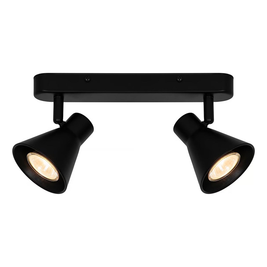 Nordlux - Faretto EIK 2xGU10/35W/230V Black