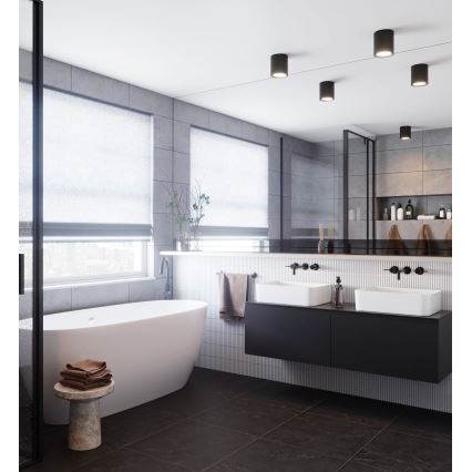 Nordlux - Faretto LED da bagno LANDON LED/6,5W/230V IP44 nero
