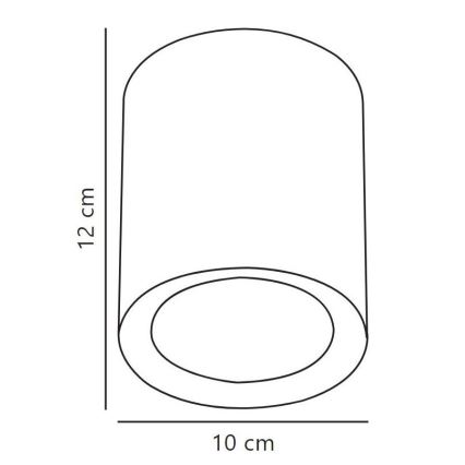 Nordlux - Faretto LED FALLON LONG LED/5,5W/230V nero
