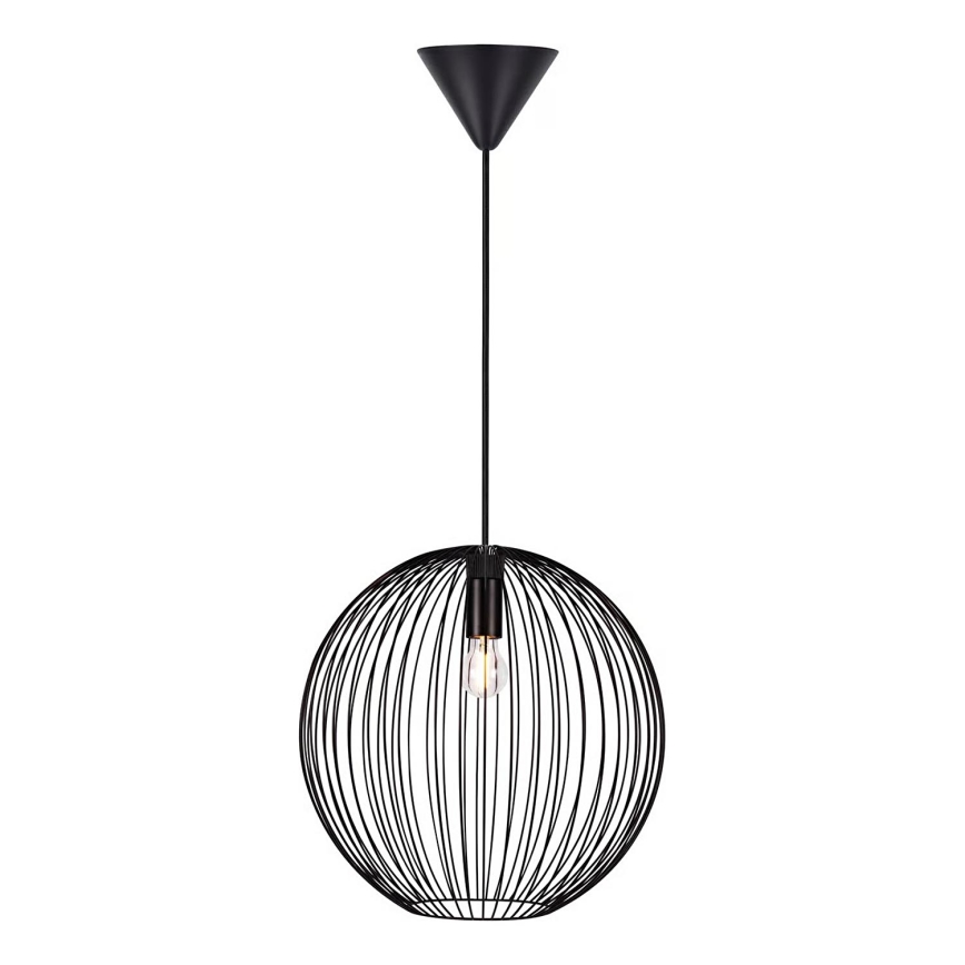 Nordlux - Hängeleuchte an Kabel BERONI 1xE27/60W/230V schwarz