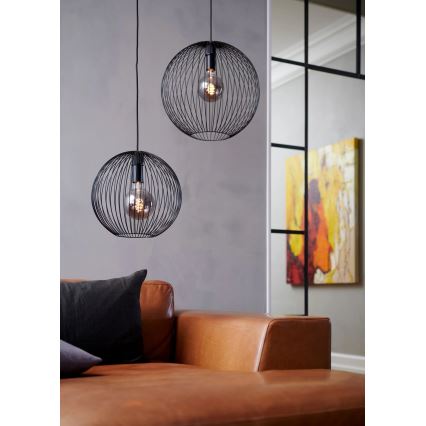 Nordlux - Hängeleuchte an Kabel BERONI 1xE27/60W/230V schwarz