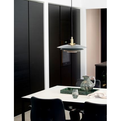 Nordlux - Hängeleuchte an Schnur BRETAGNE 1xG9/25W/230V anthrazit