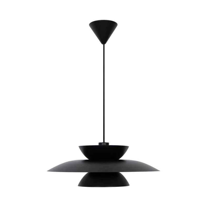 Nordlux - Hängeleuchte an Schnur CARMEN 1xE27/40W/230V schwarz
