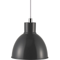 Nordlux - Hängeleuchte an Schnur POP 1xE27/40W/230V anthrazit