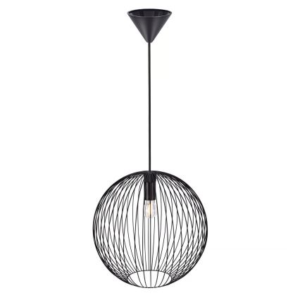 Nordlux - Hängeleuchte BERONI an Kabel 1xE27/60W/230V schwarz Ø 35 cm