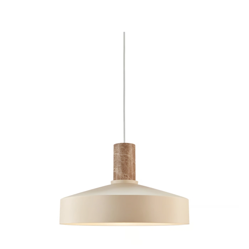 Nordlux - Hängeleuchte ELVAS 1xE27/60W/230V d 37,5 cm beige