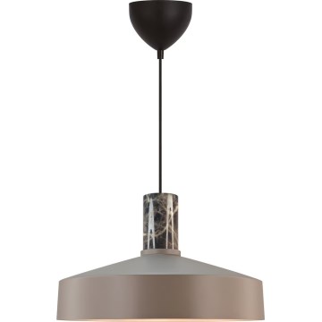 Nordlux - Hängeleuchte ELVAS 1xE27/60W/230V d 37,5 cm braun