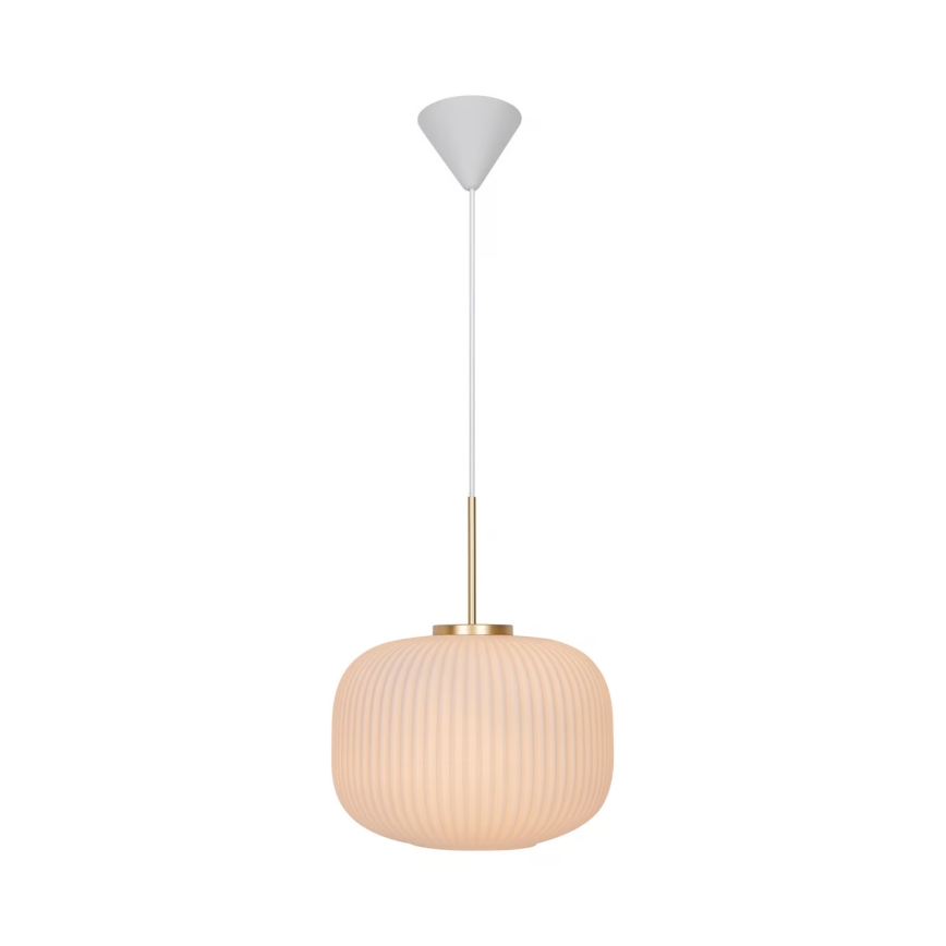 Nordlux - Hängeleuchte MILFORD 1xE27/40W/230V d 30 cm weiß
