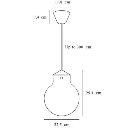 Nordlux - Hängeleuchte RAITO 1xE27/25W/230V Messing/weiß