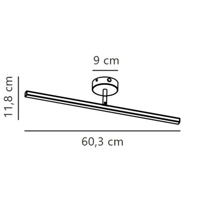 Nordlux - Illuminazione a LED per specchi da bagno IP LED/7,2W/230V IP44 60 cm bianco
