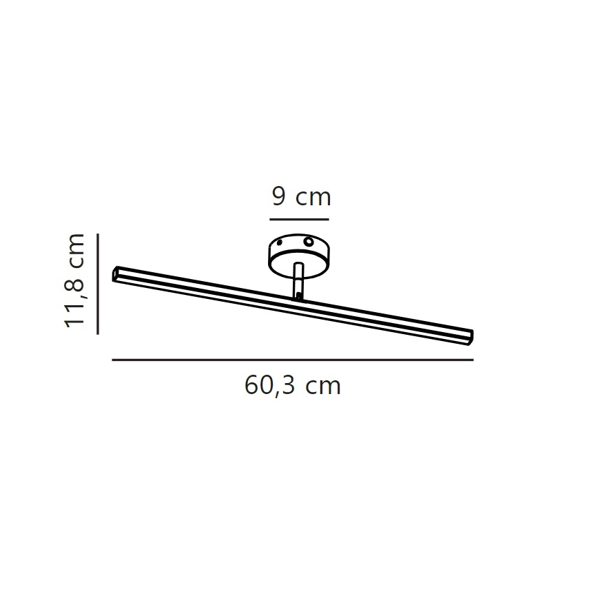 Nordlux - Illuminazione a LED per specchi da bagno IP LED/7,2W/230V IP44 60 cm bianco