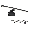 Nordlux - Illuminazione a LED per specchi da bagno MARLEE LED/8,9W/230V IP44 4000K 50 cm nero