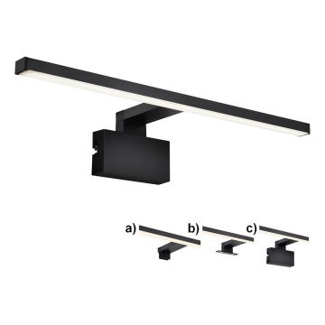Nordlux - Illuminazione a LED per specchi da bagno MARLEE LED/8,9W/230V IP44 4000K 50 cm nero
